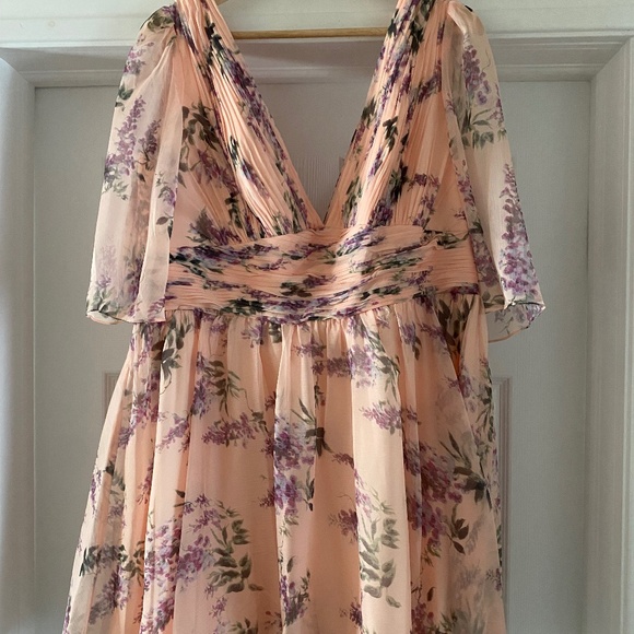 Mac Duggal Floral A-Line Mini Dress - Picture 1 of 5